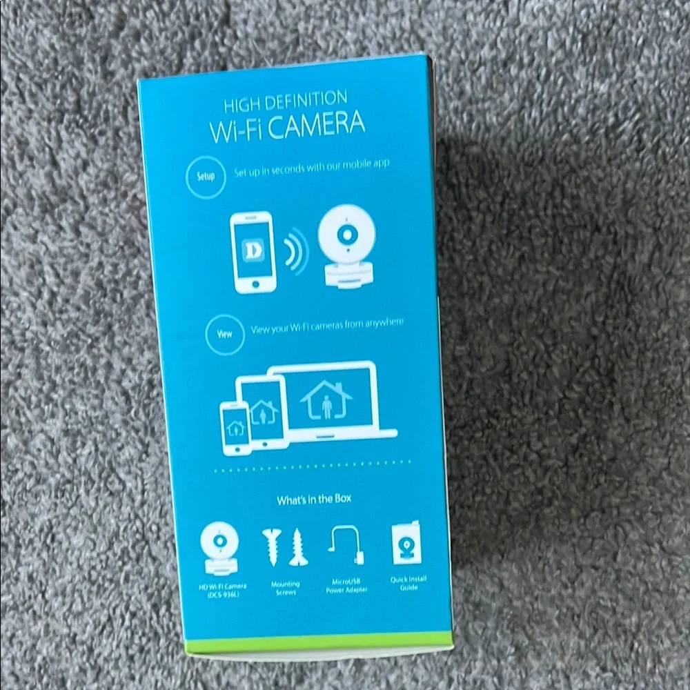 D-Link Black Wi-Fi Camera